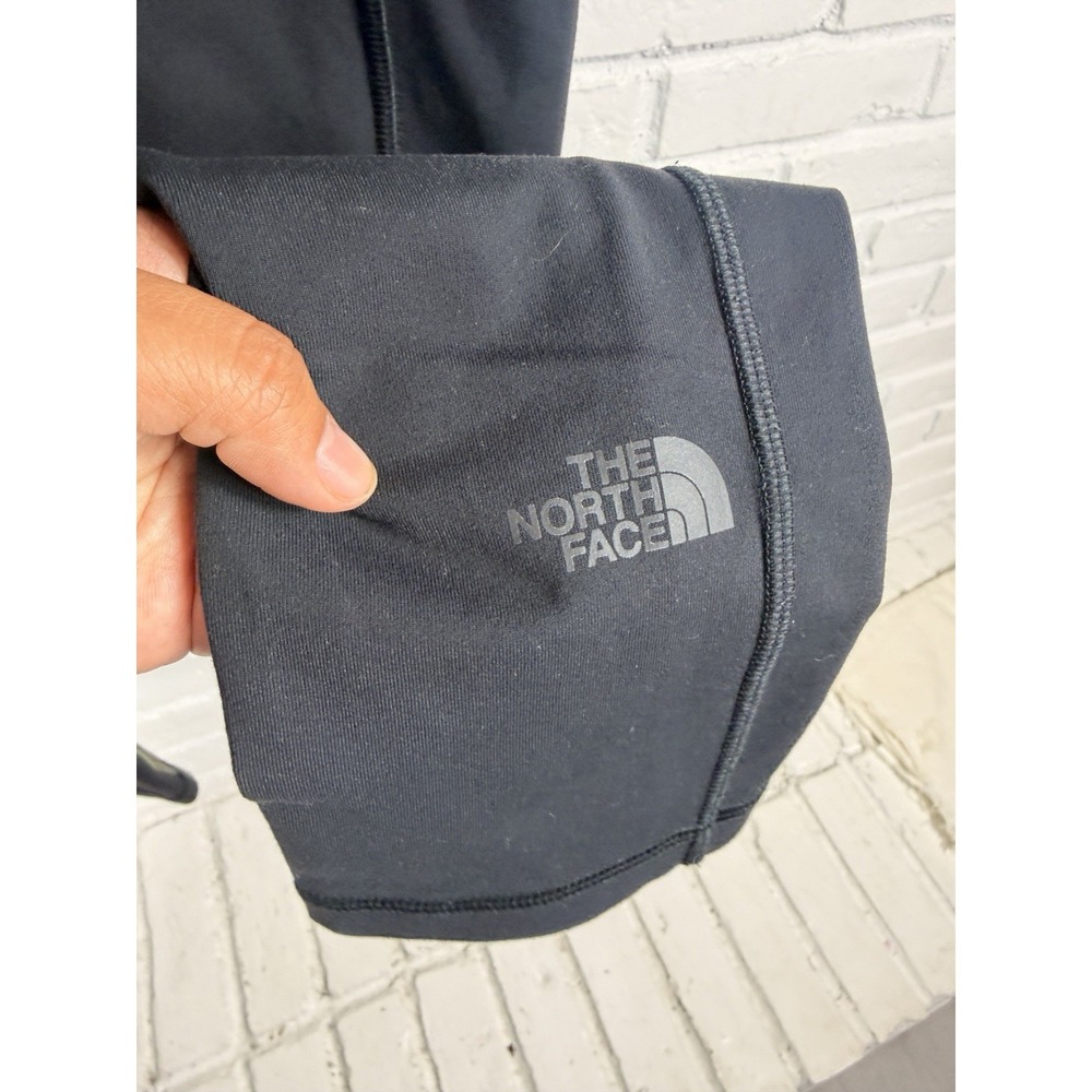 The North Face Leggings Womens S Black Green Camo‎ Crop Pocket Active Yoga - Picture 6 of 7